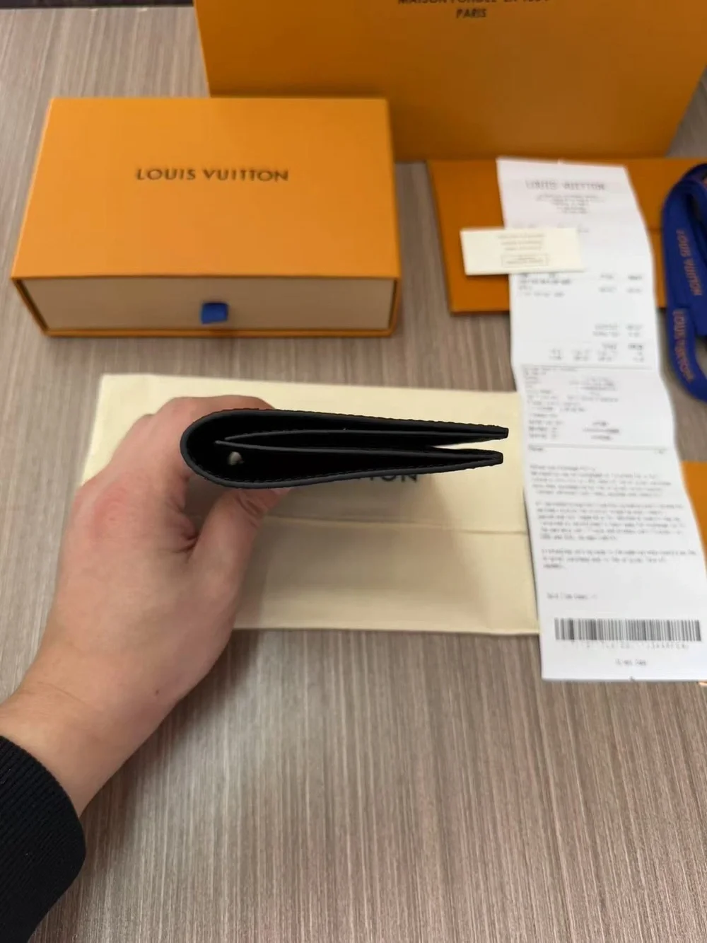 Louis Vuitton Monogram Eclipse Passport Cover - Black